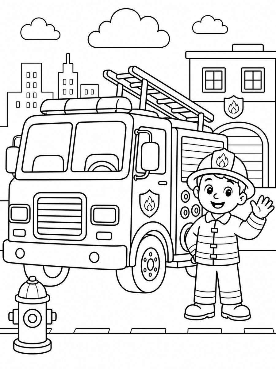 Fire Truck on Duty photo