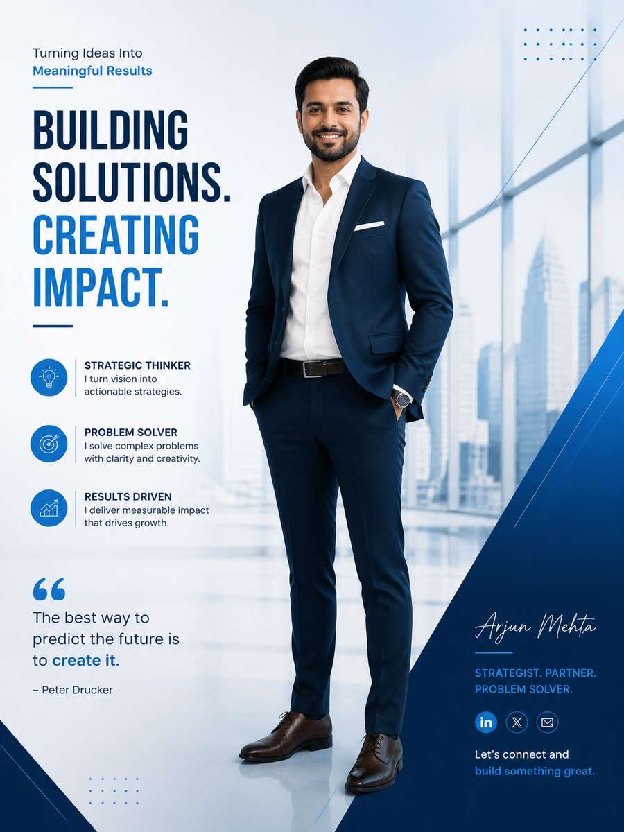 Personal Branding Thought Leadership Poster photo