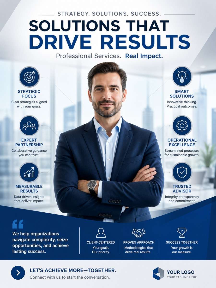 Service Promotion Poster photo