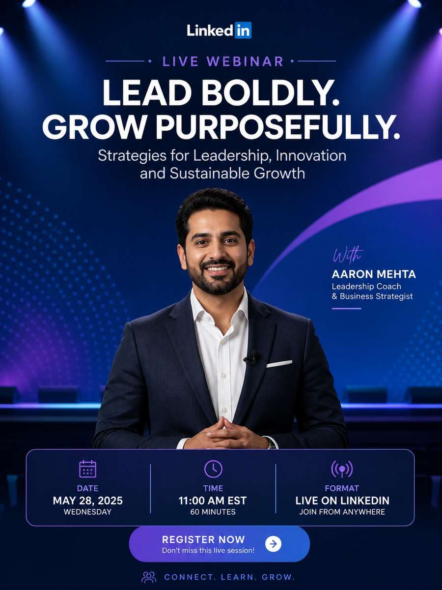 Webinar Promotion Poster photo