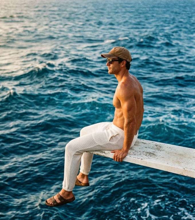 male sza style portrait