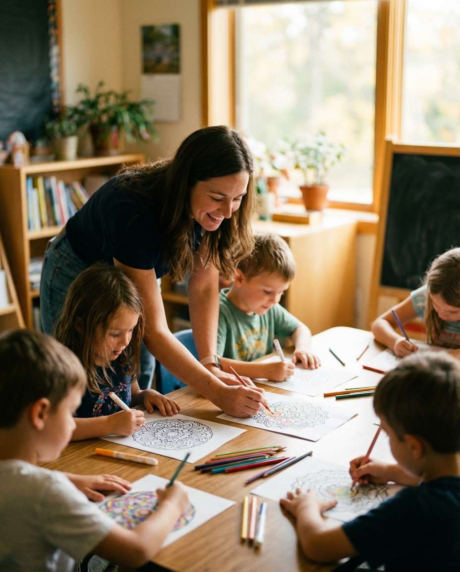 teacher classroom activity photo