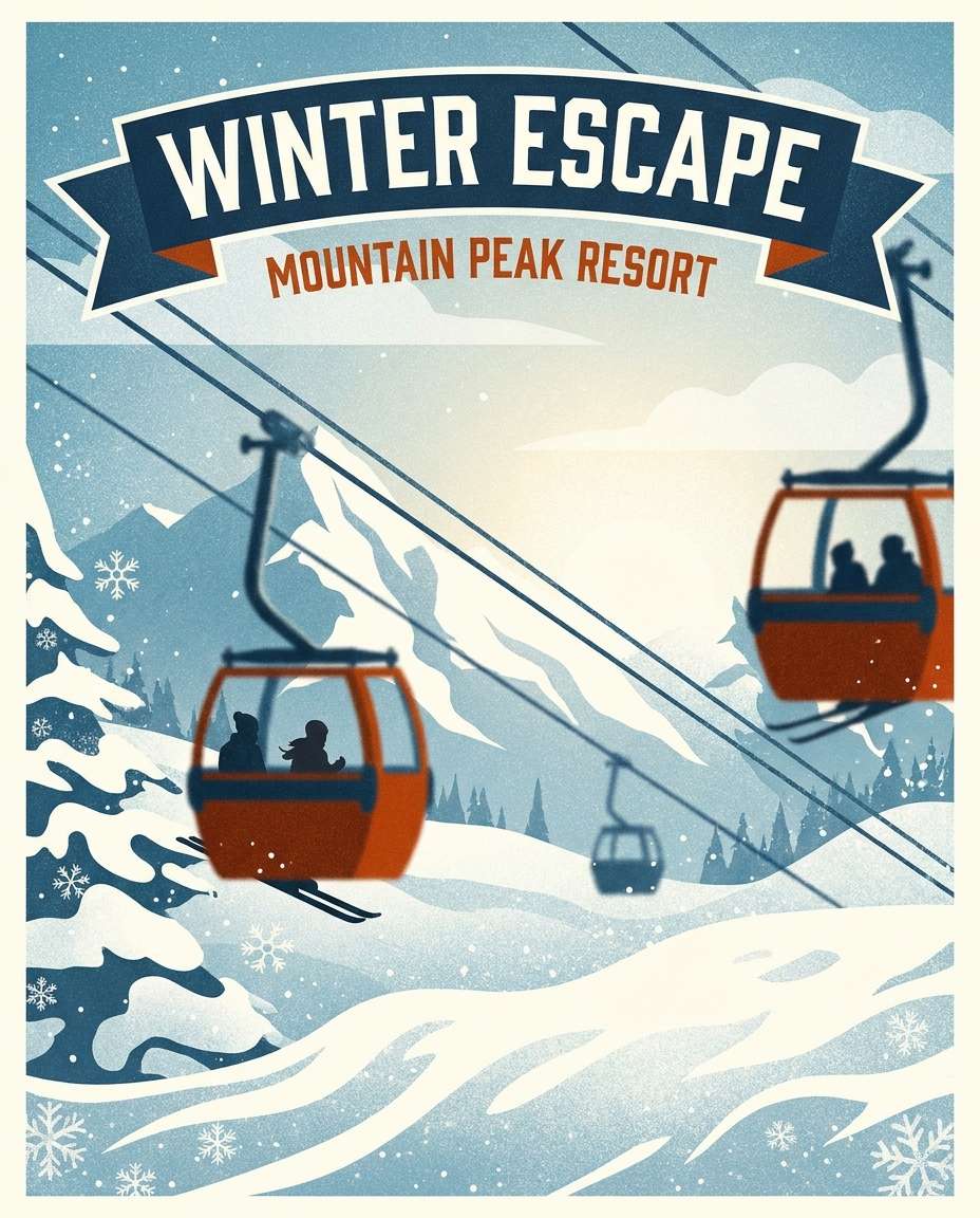 ski resort photo