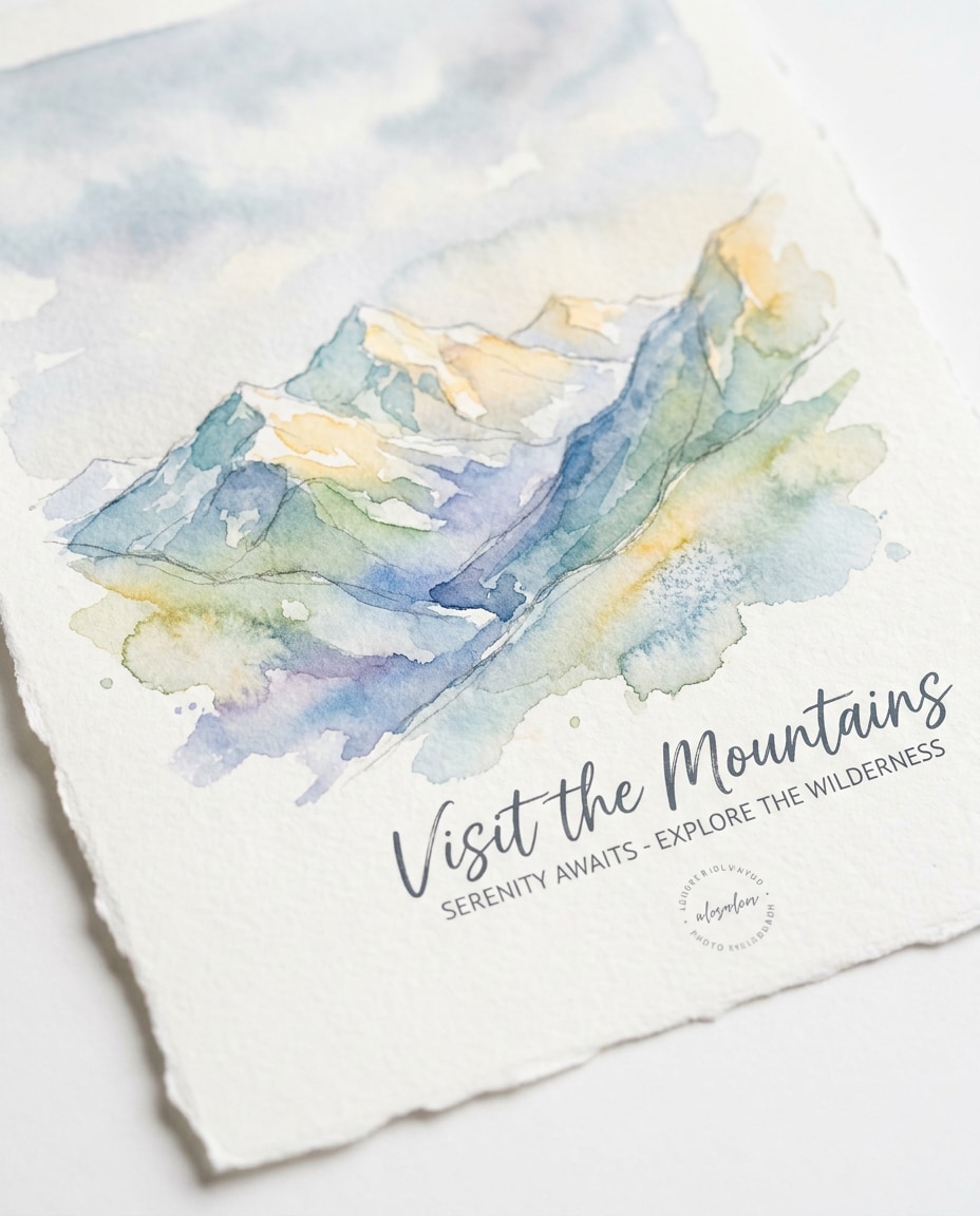 watercolor photo