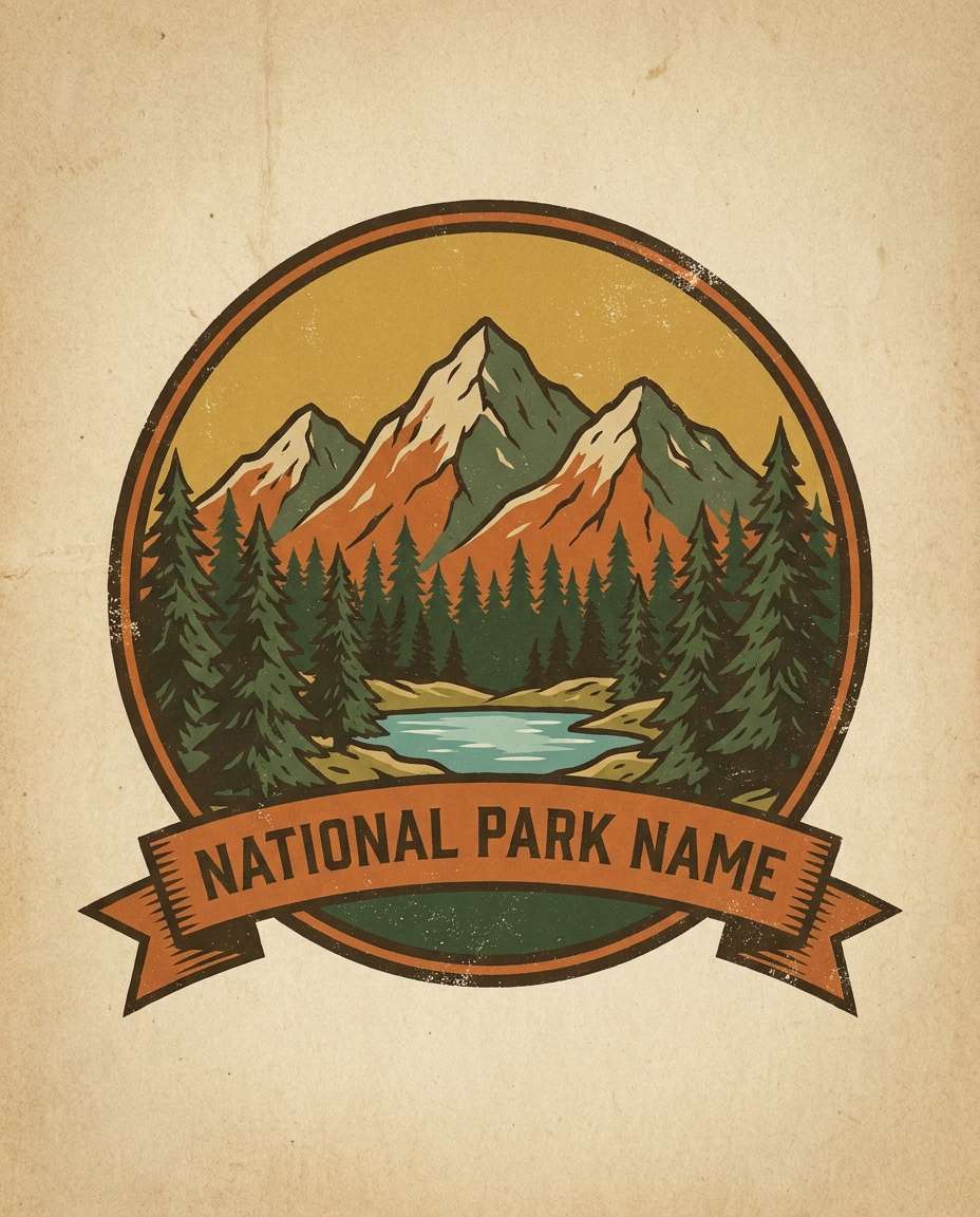 national park badge photo