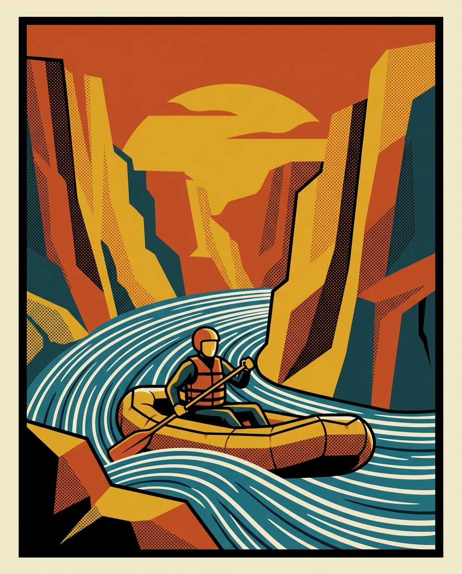 canyon river raft photo