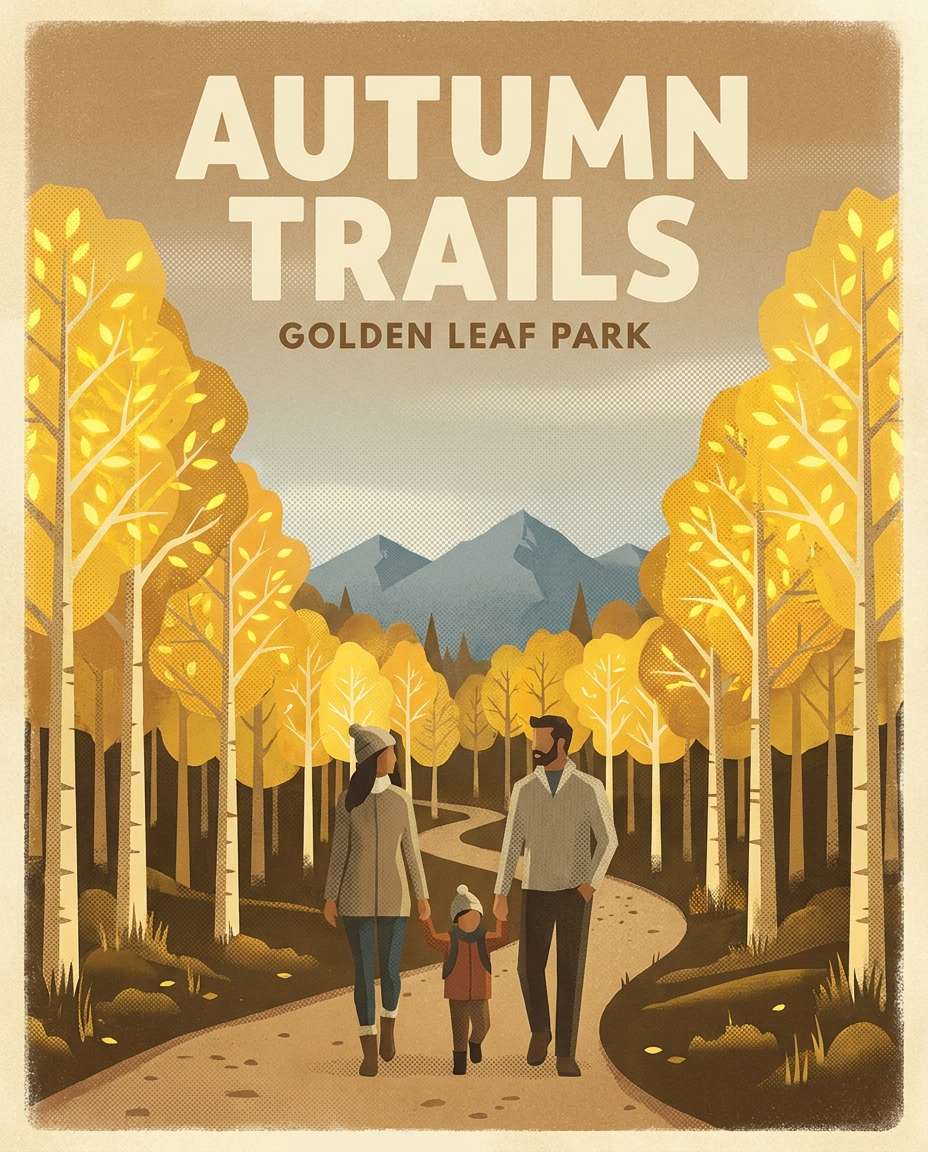 autumn aspen trail photo