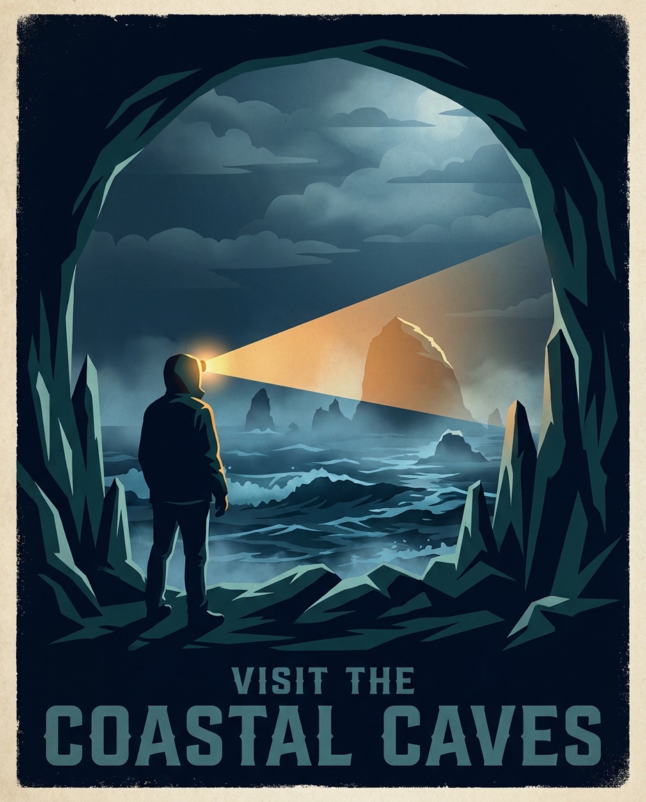 ocean cave explorer photo