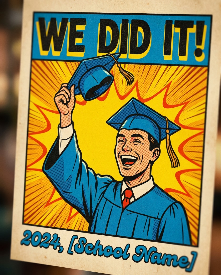 graduation victory photo