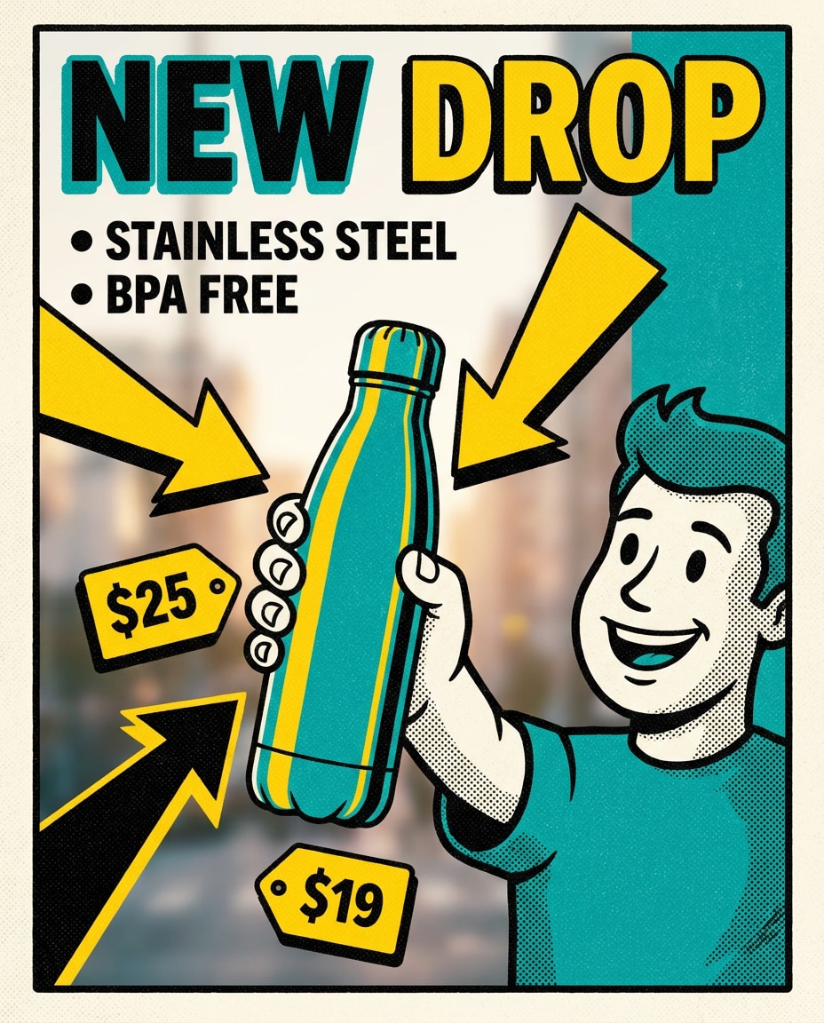 product launch ad photo