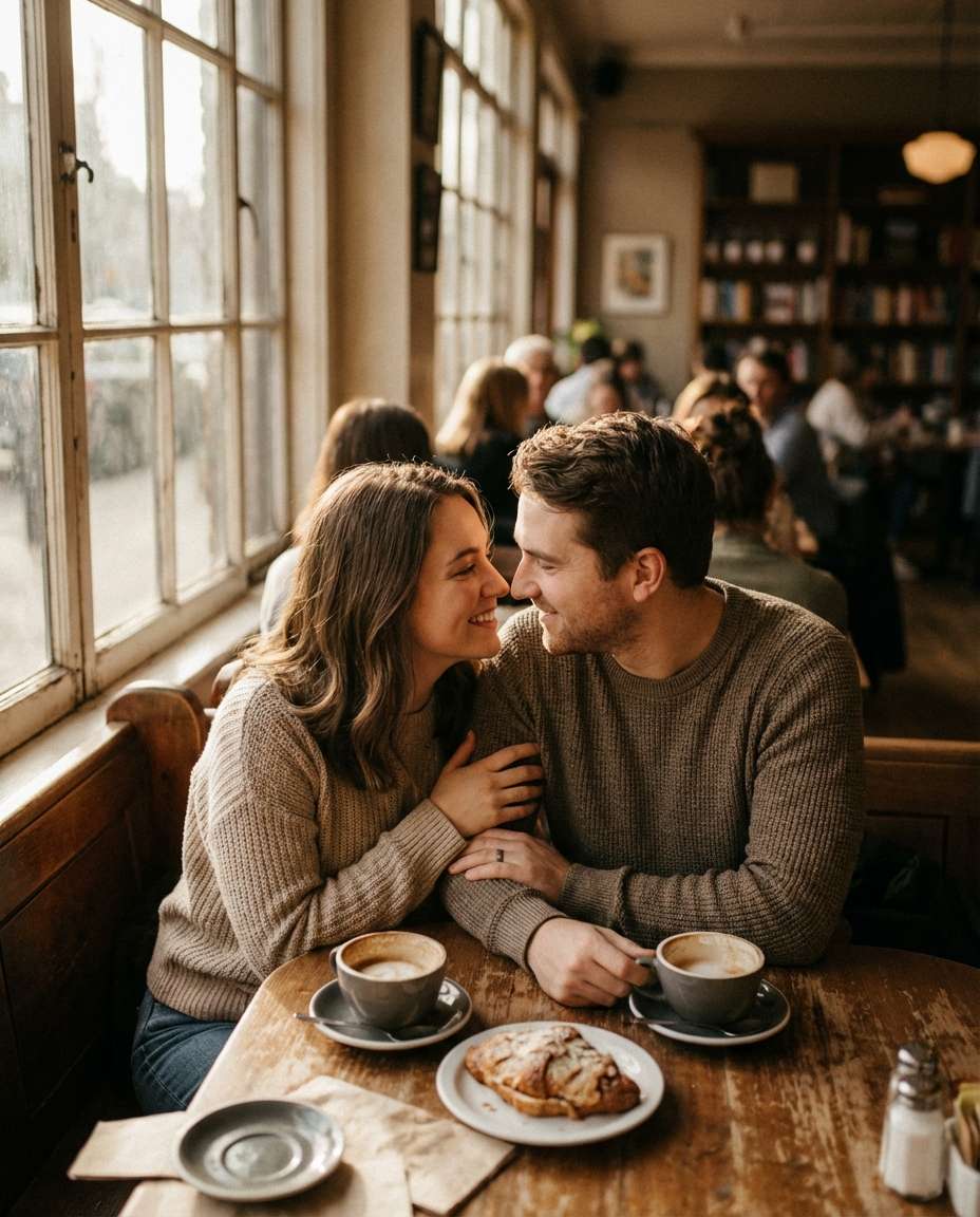 date soft smile photo