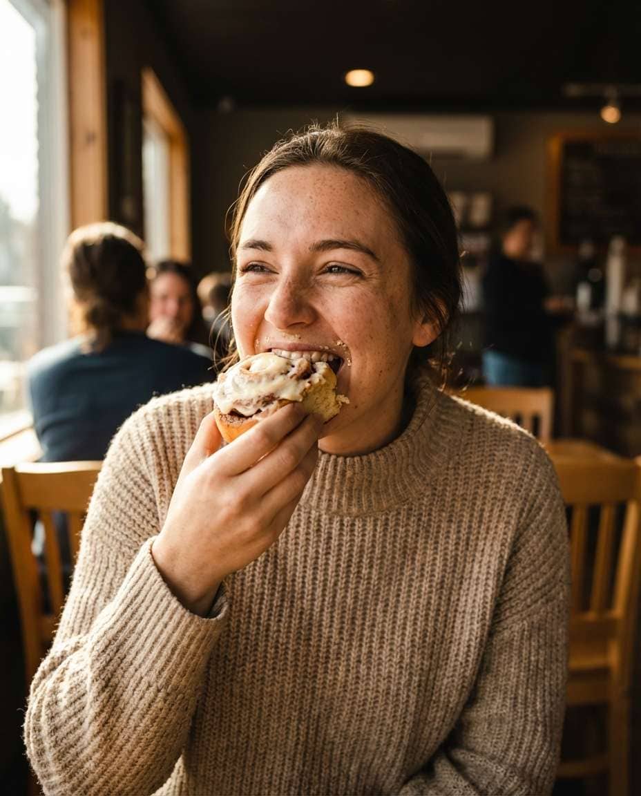 cinnamon bun bite photo