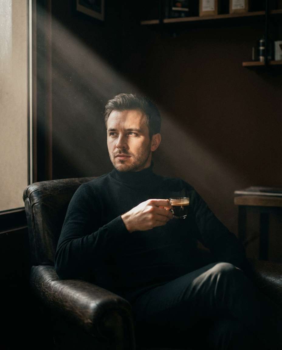 moody espresso corner photo