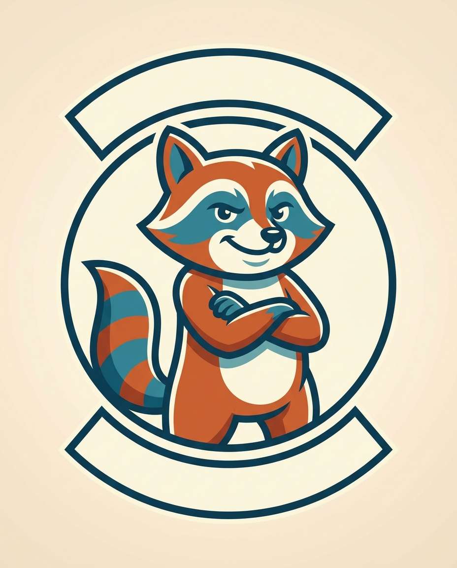 mascot logo pose photo
