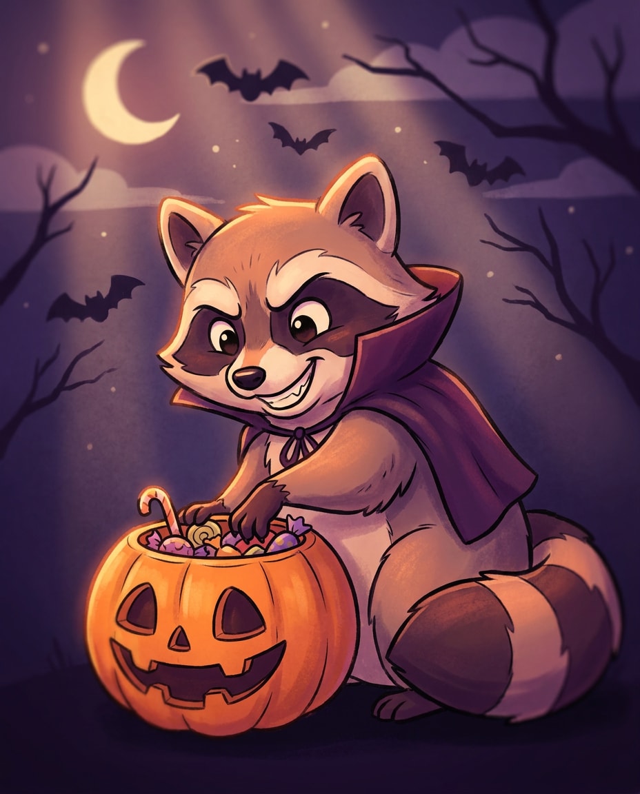 halloween candy thief photo