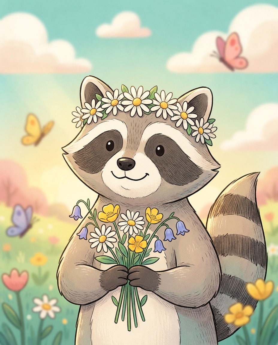 spring flower crown photo