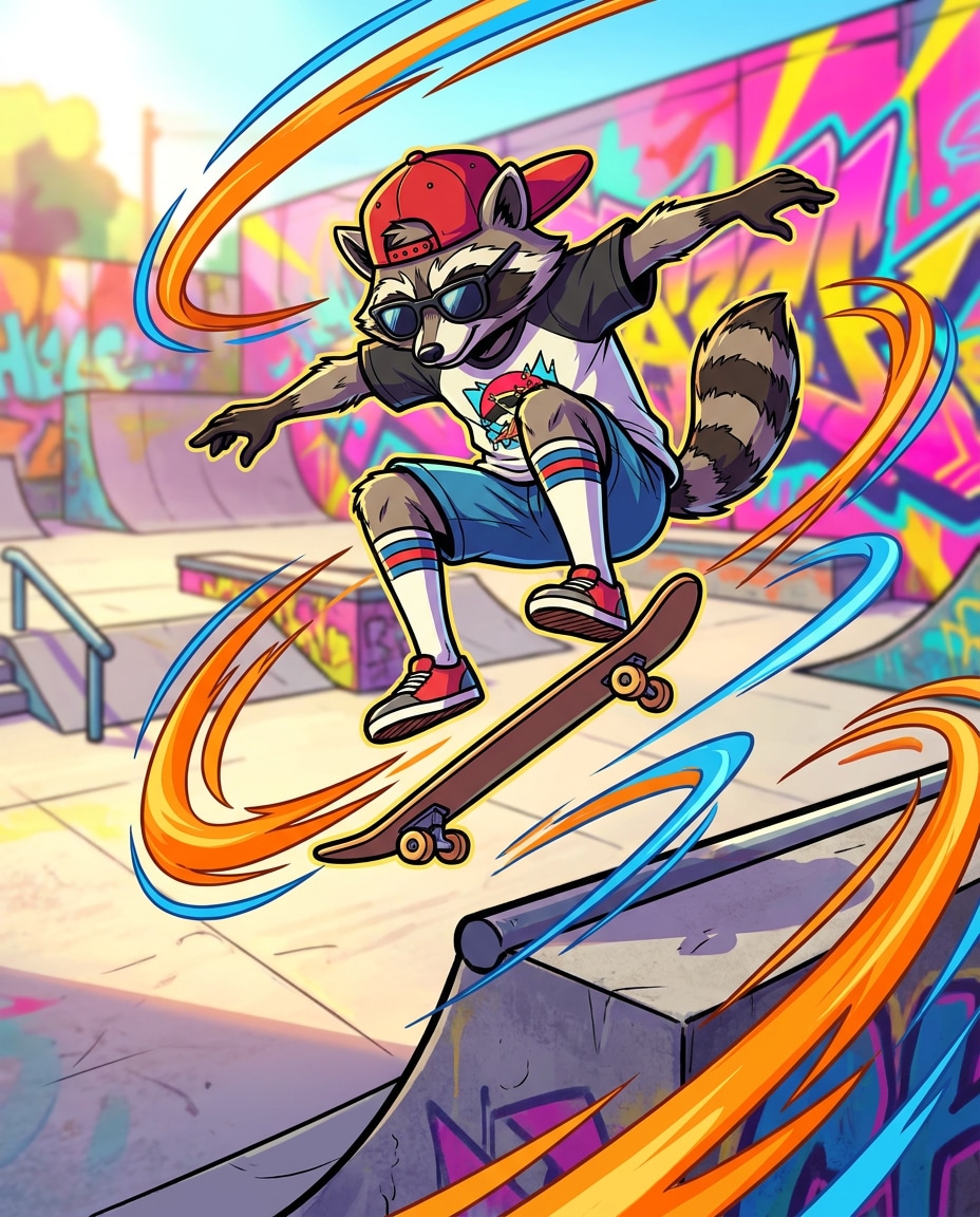 skatepark trick shot photo