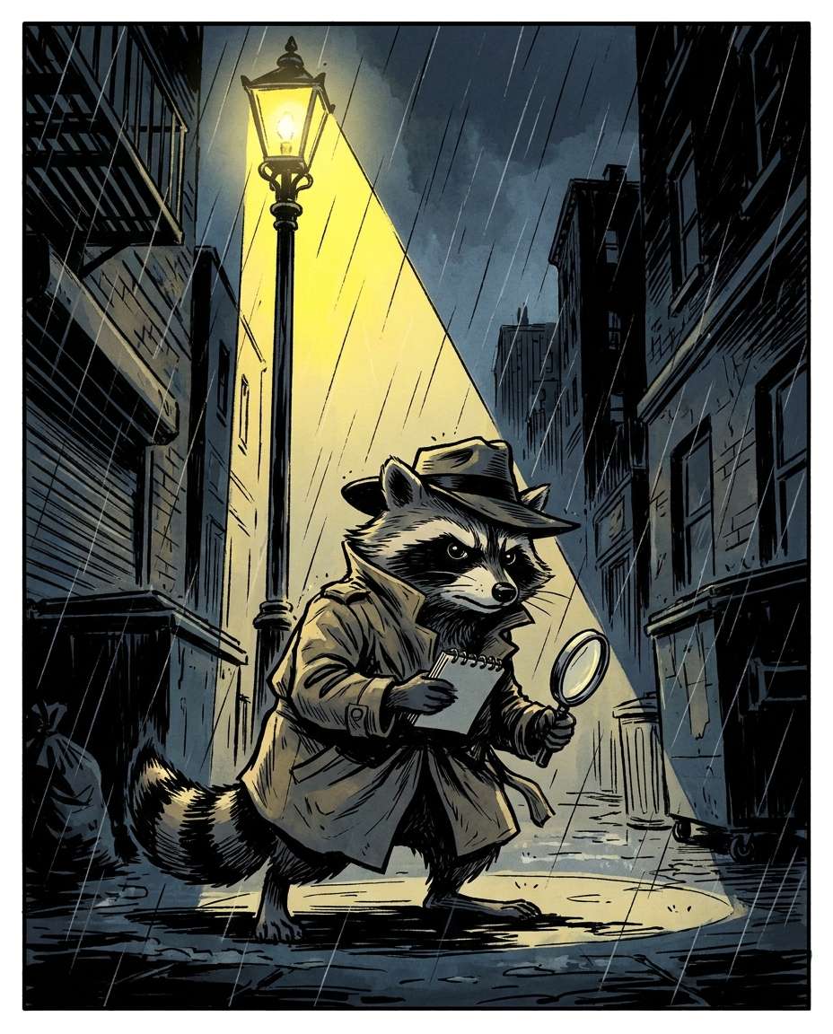 detective noir scene photo
