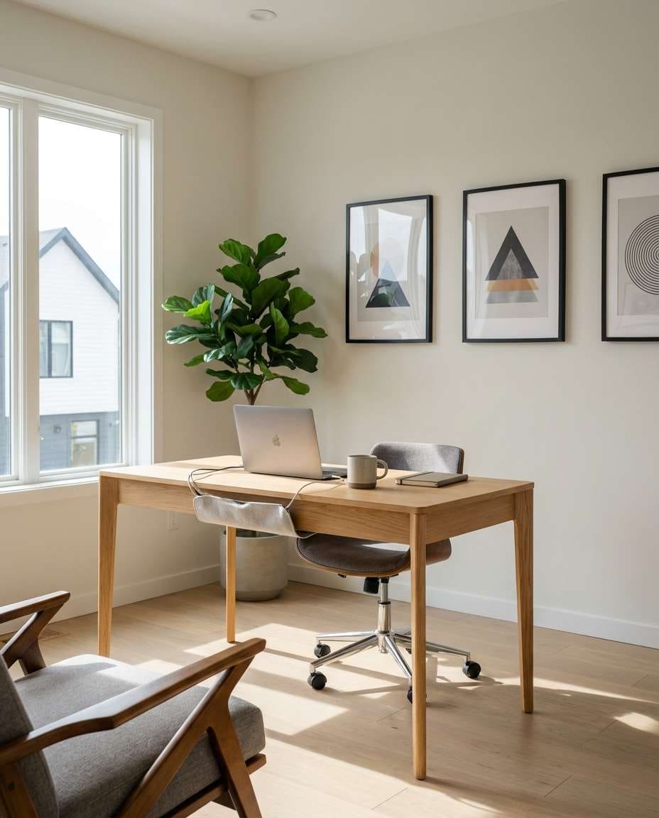 home office corner photo