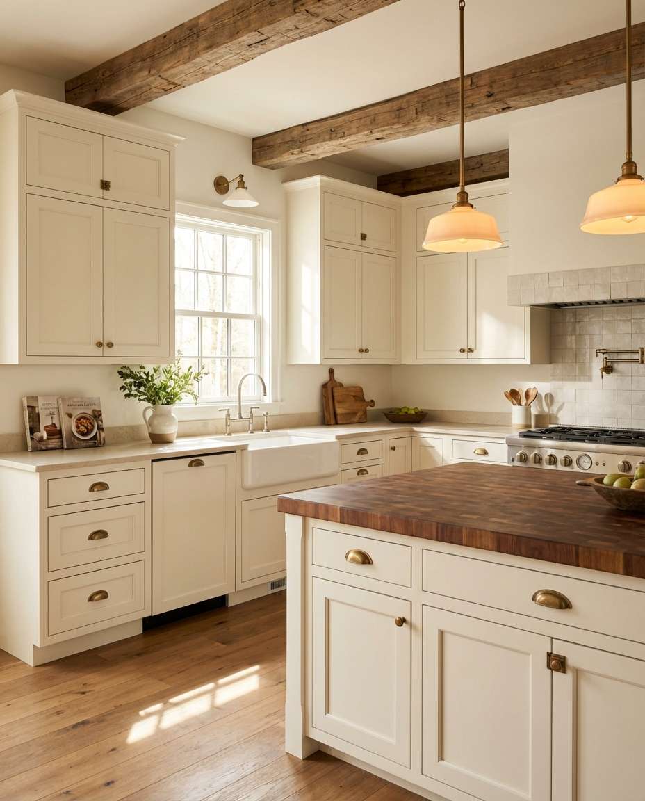 farmhouse kitchen warmth photo