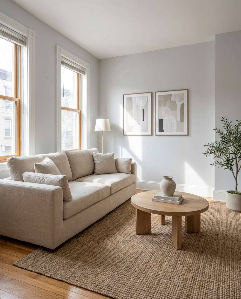 virtual staging empty room photo