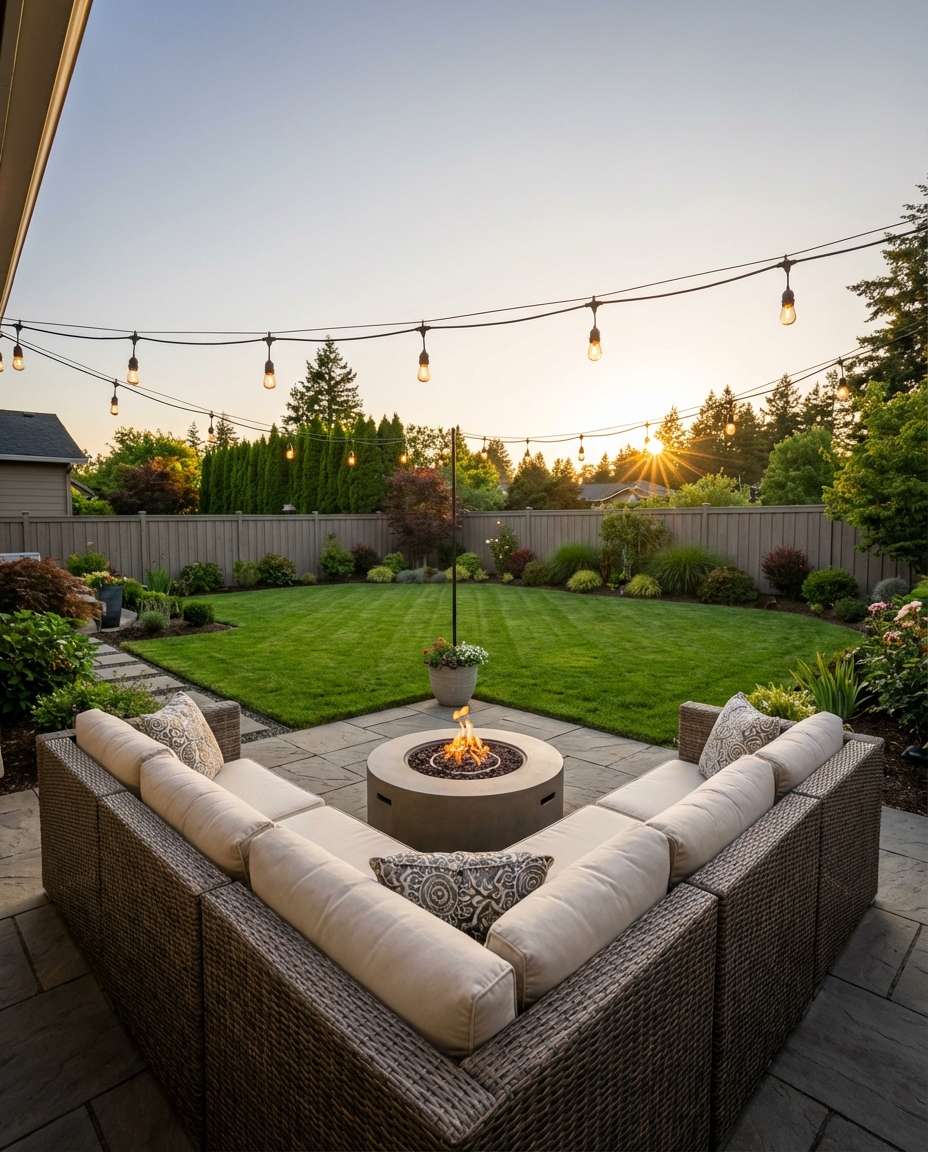 backyard entertaining photo
