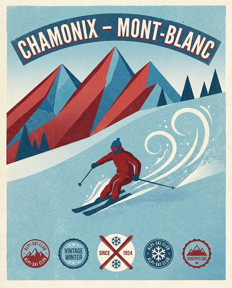 winter ski photo