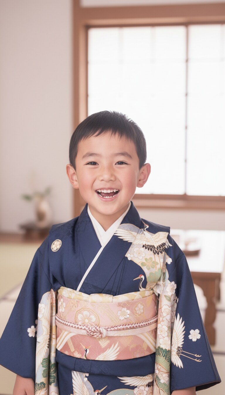 ふんわり可愛い雰囲気に寄せる七五三写真加工