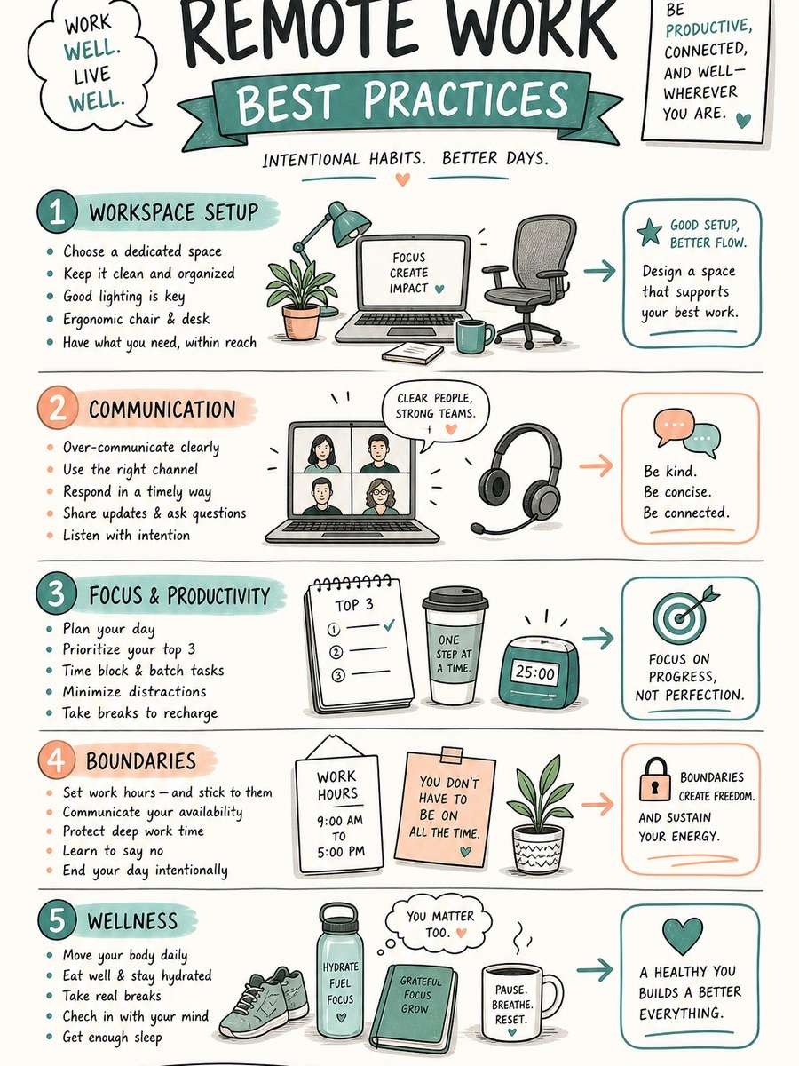 Remote Work Best Practices photo