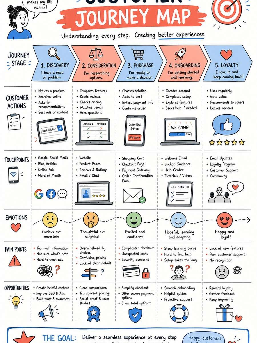 Customer Journey Map photo