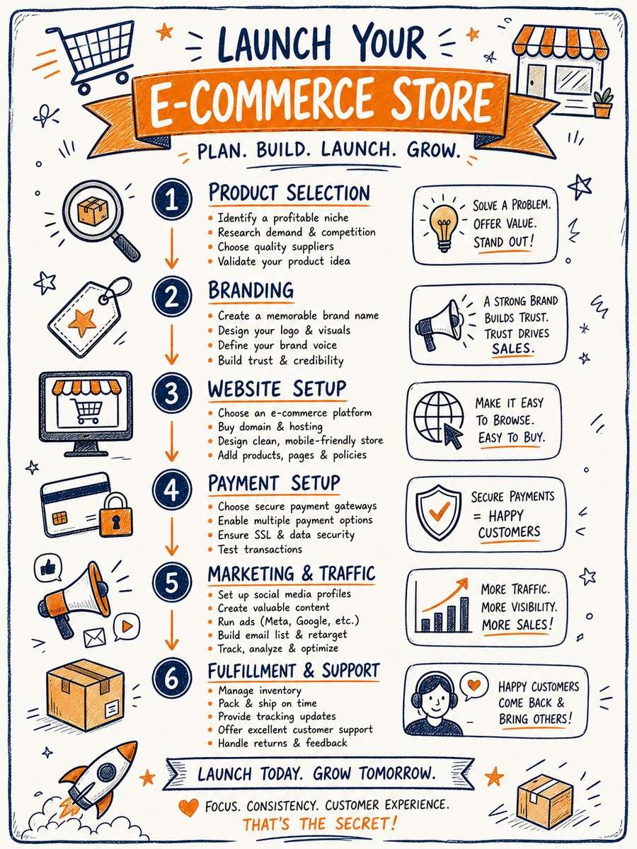 E-commerce Store Launch Plan photo