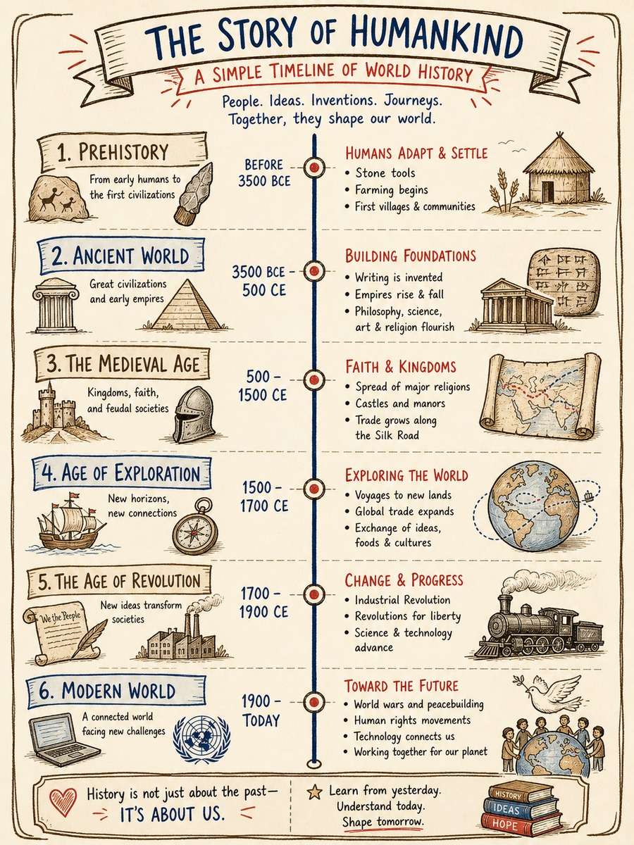 World History Timeline photo