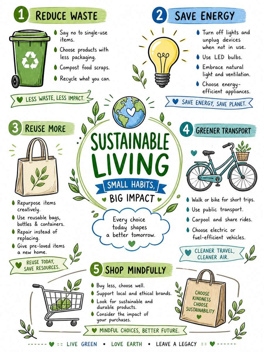 Sustainable Living Habits photo