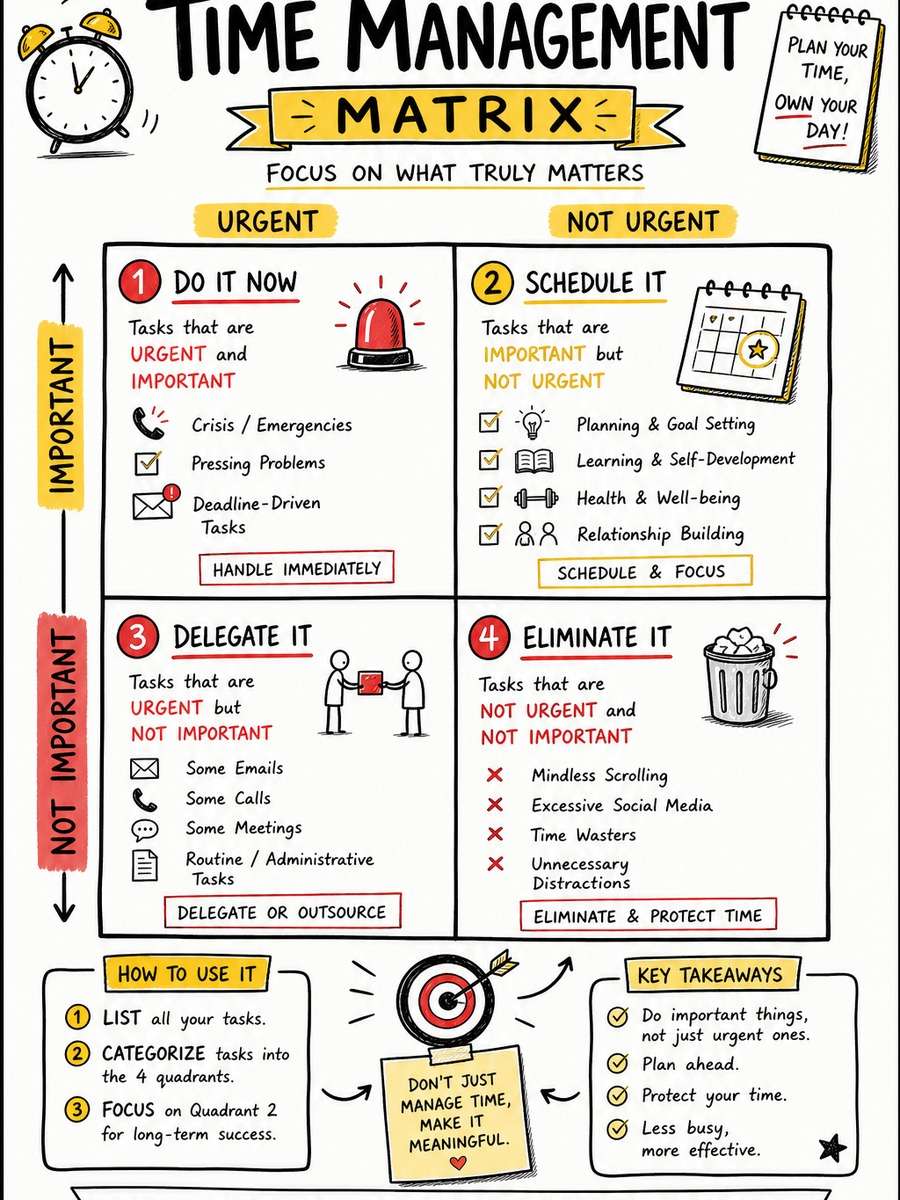 Time Management Matrix photo