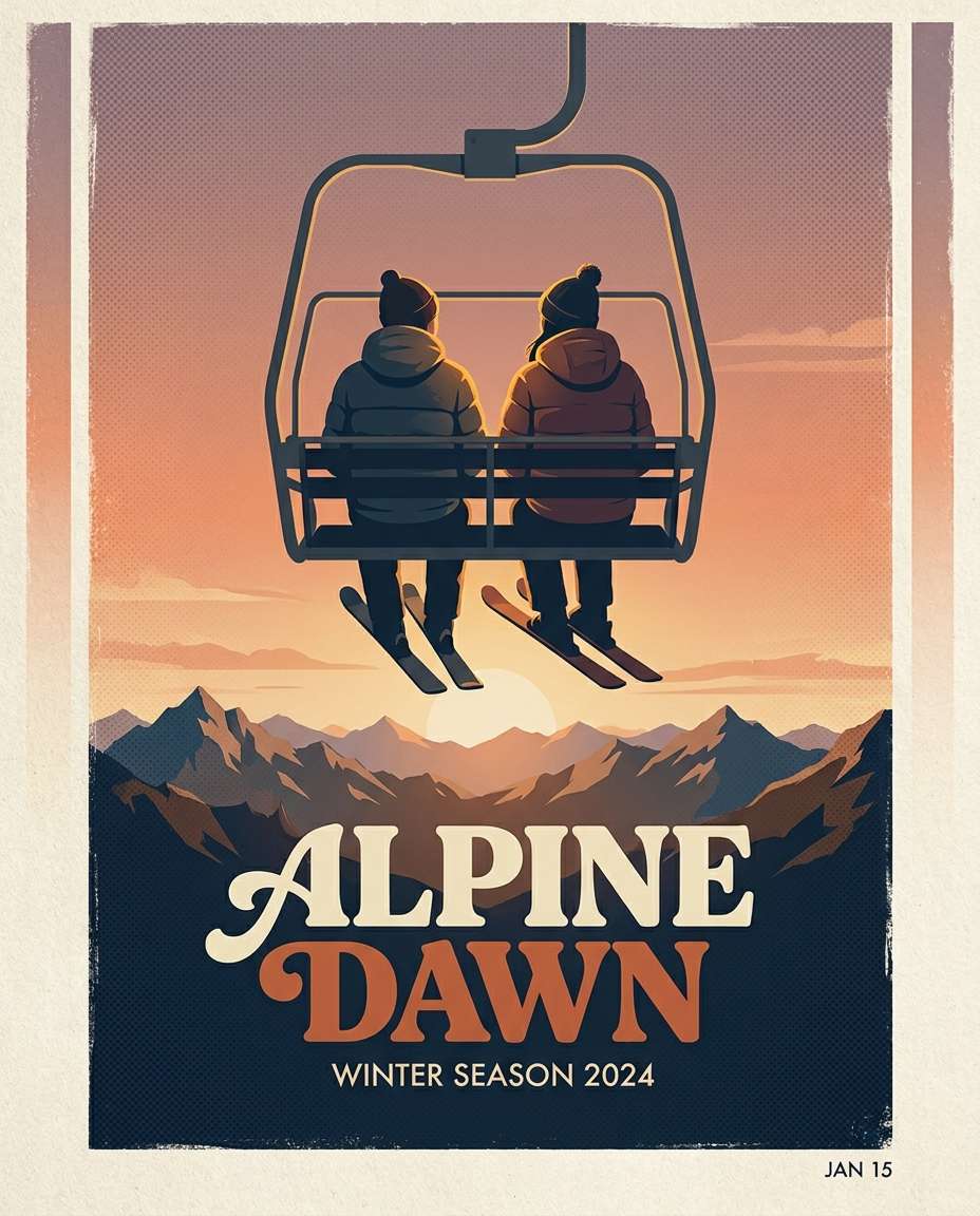chairlift skyline view photo