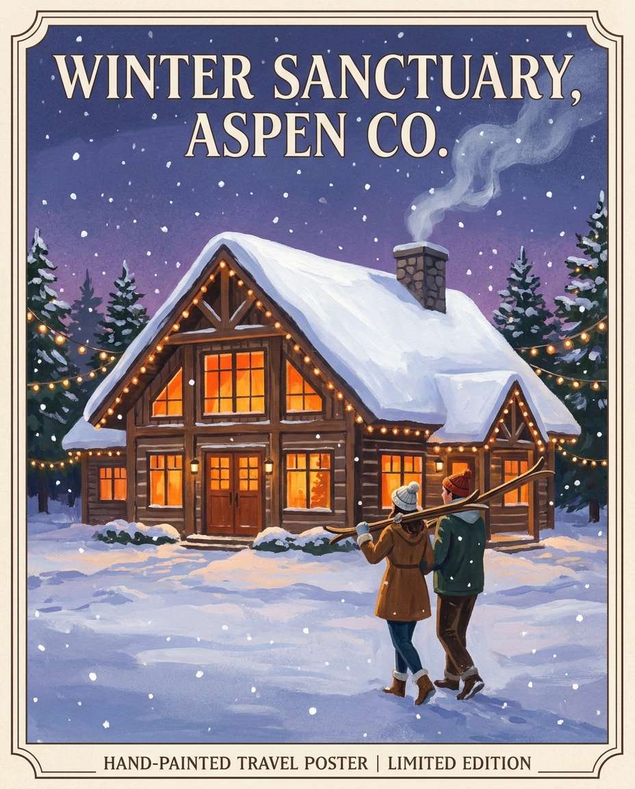 cozy lodge glow photo