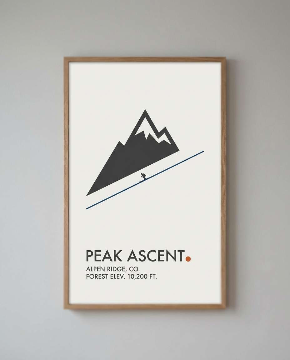minimal peak icon photo