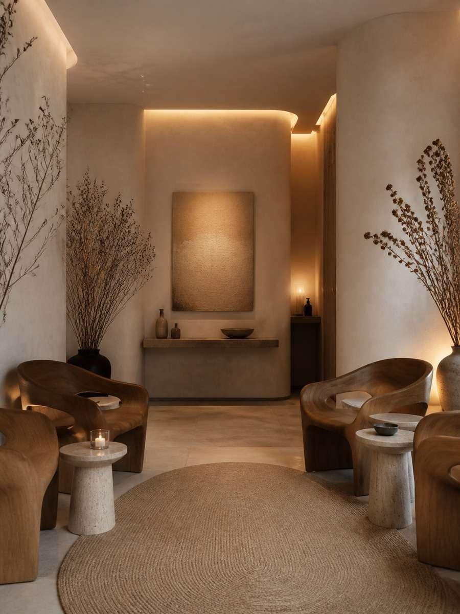 Organic Spa Waiting Area photo