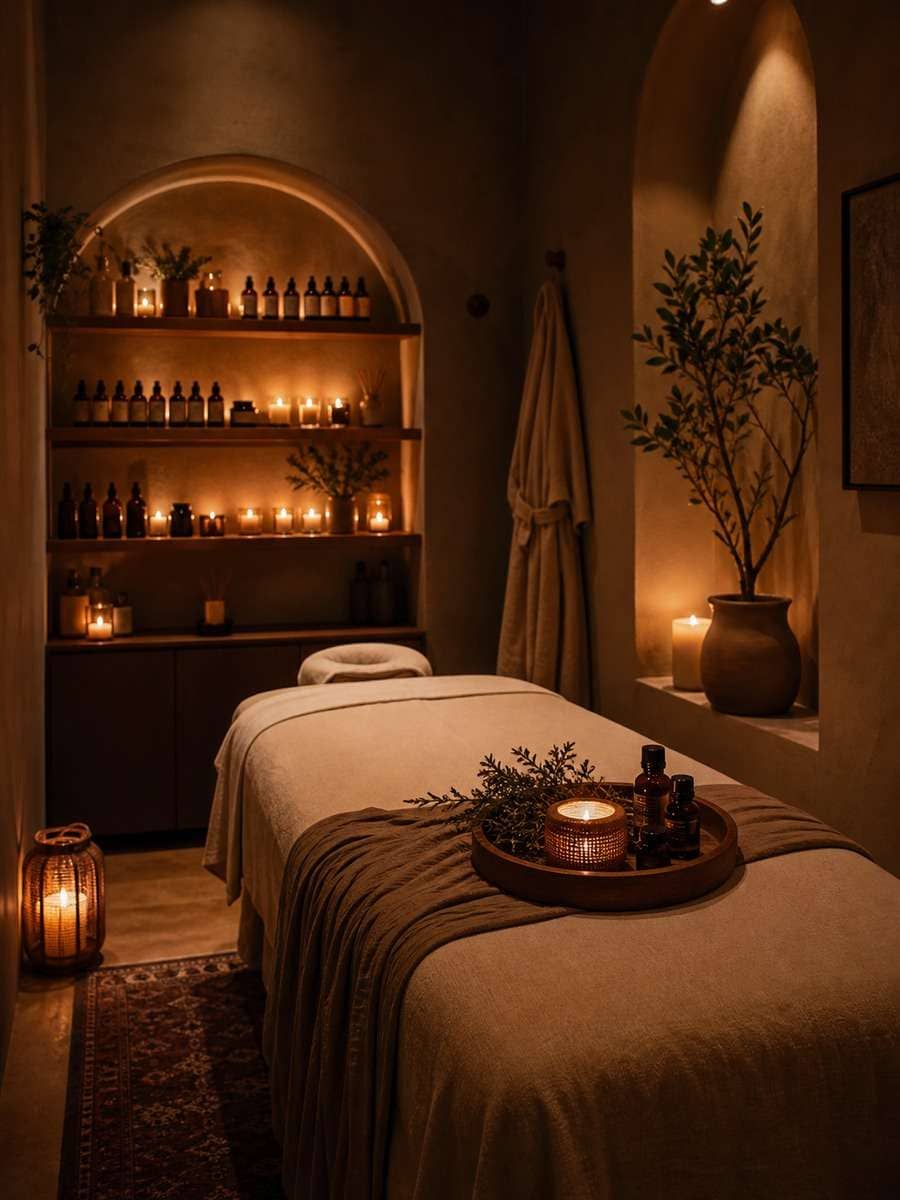 Candlelit Aromatherapy Room photo