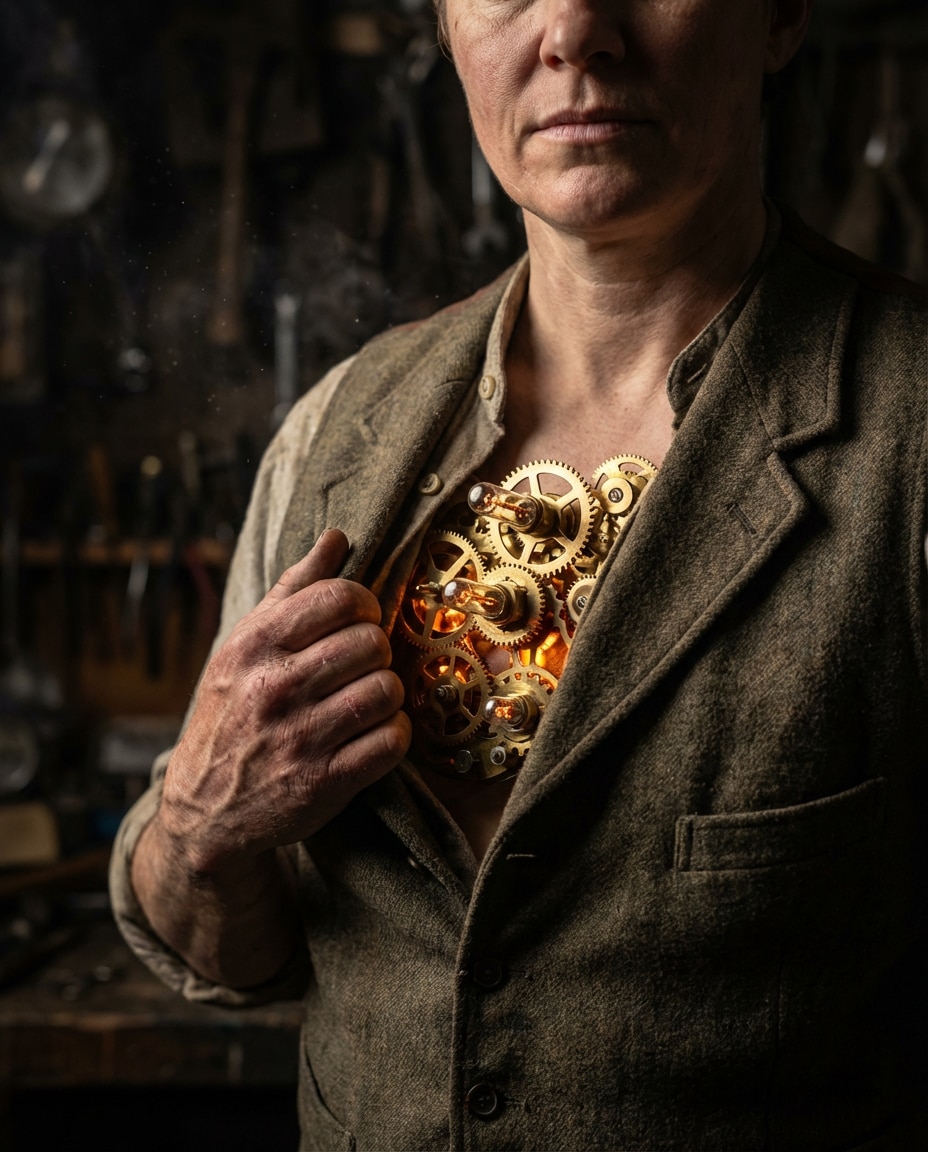 clockwork heart glow photo