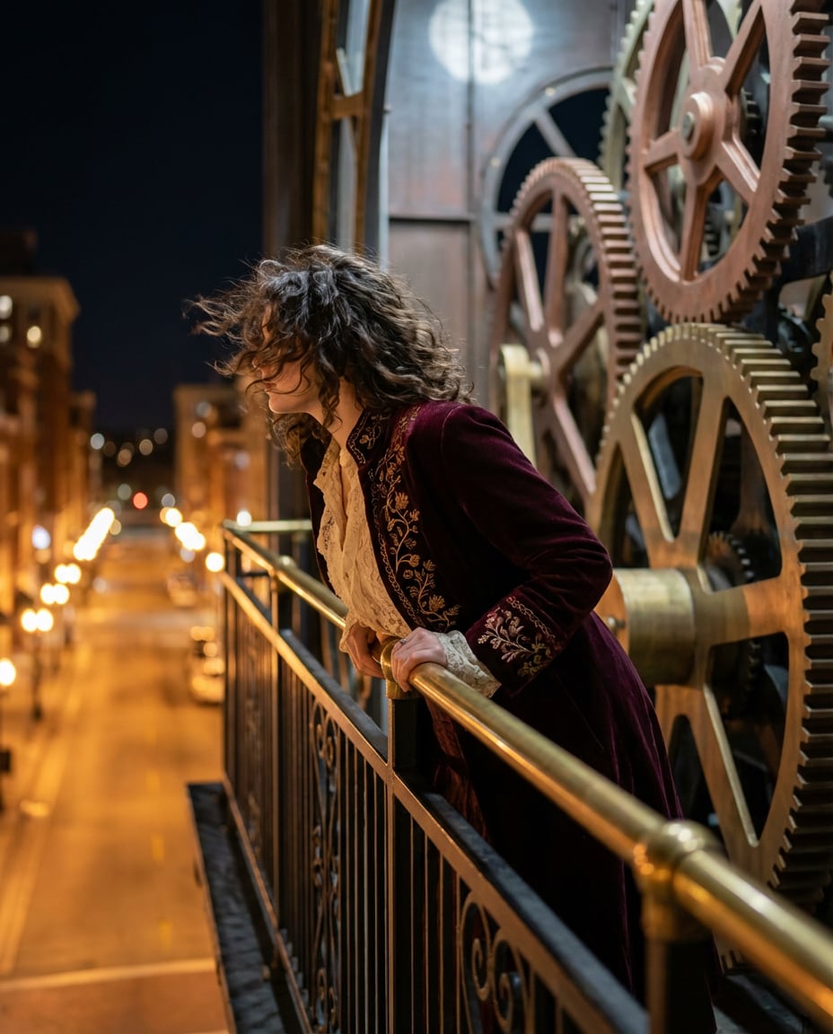 clocktower balcony scene photo