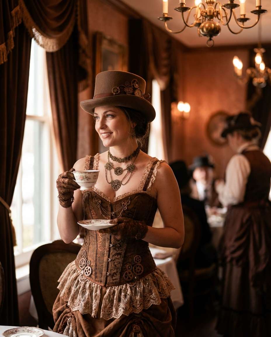 victorian tea salon photo