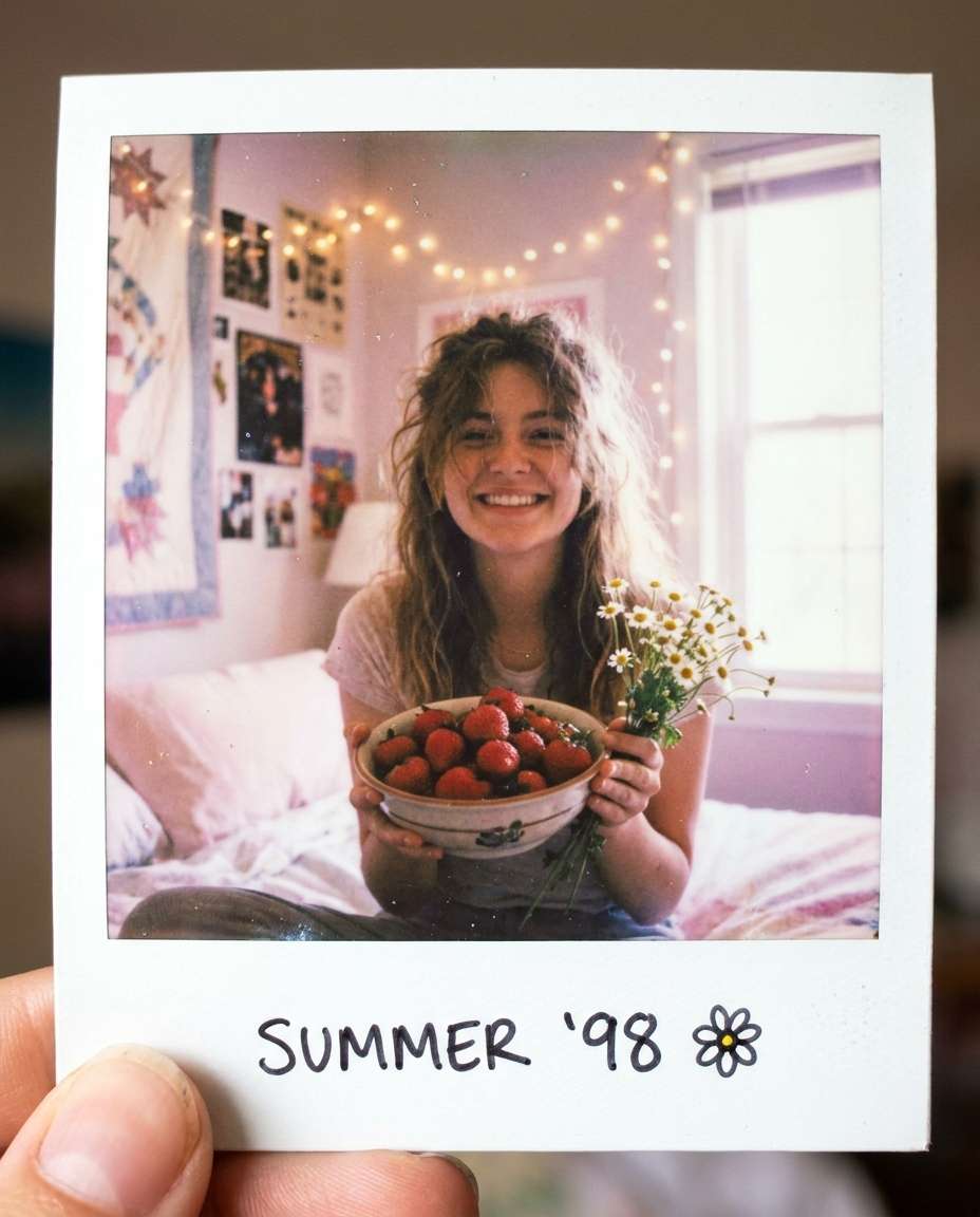 polaroid scrapbook vibes photo