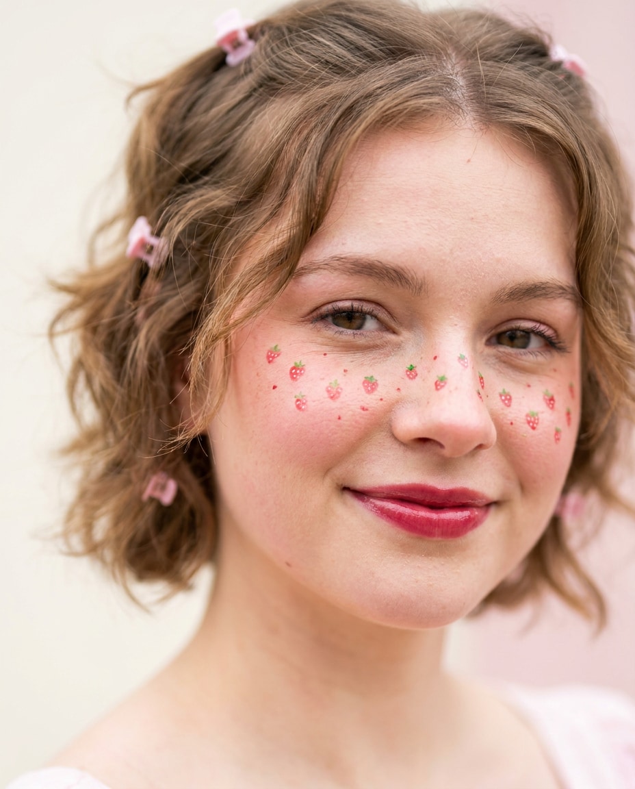 freckles portrait photo