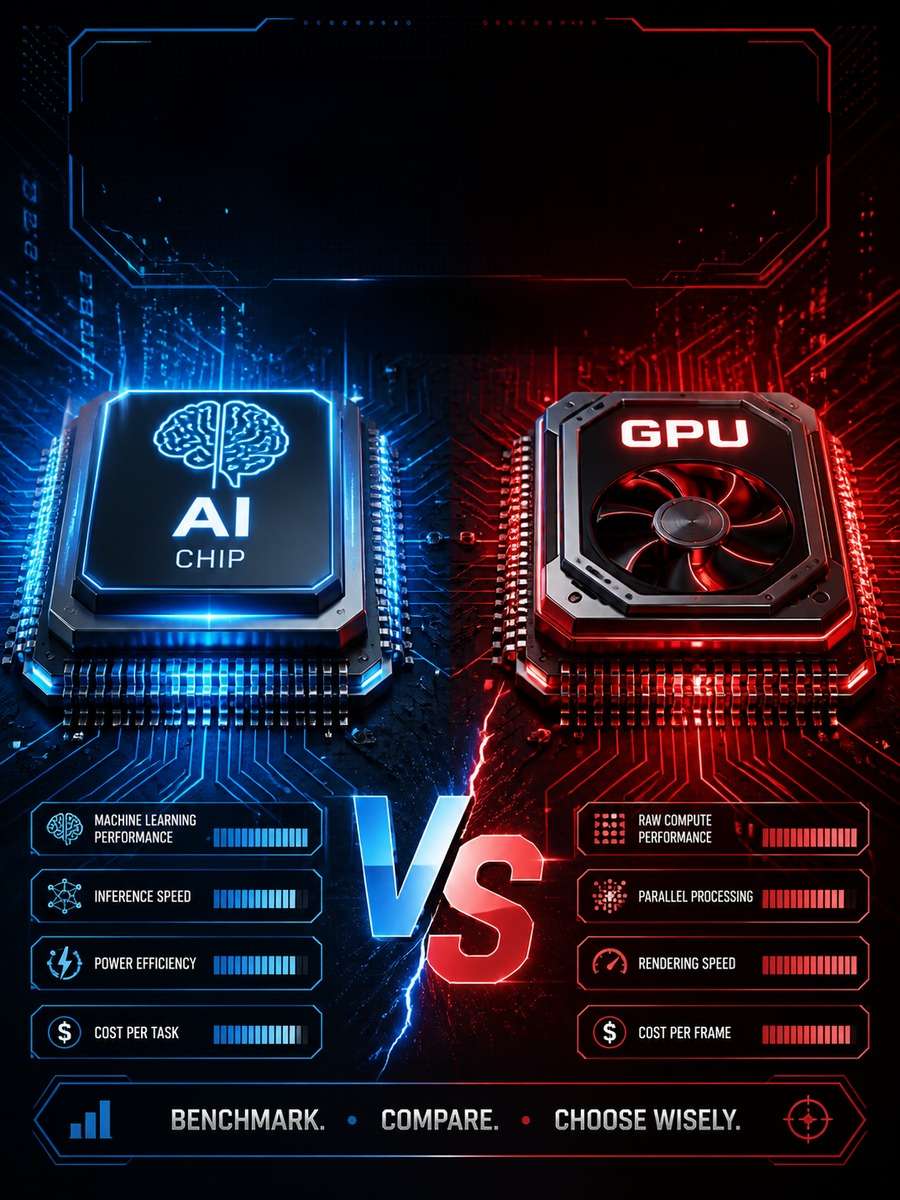 AI Chip vs GPU Comparison photo
