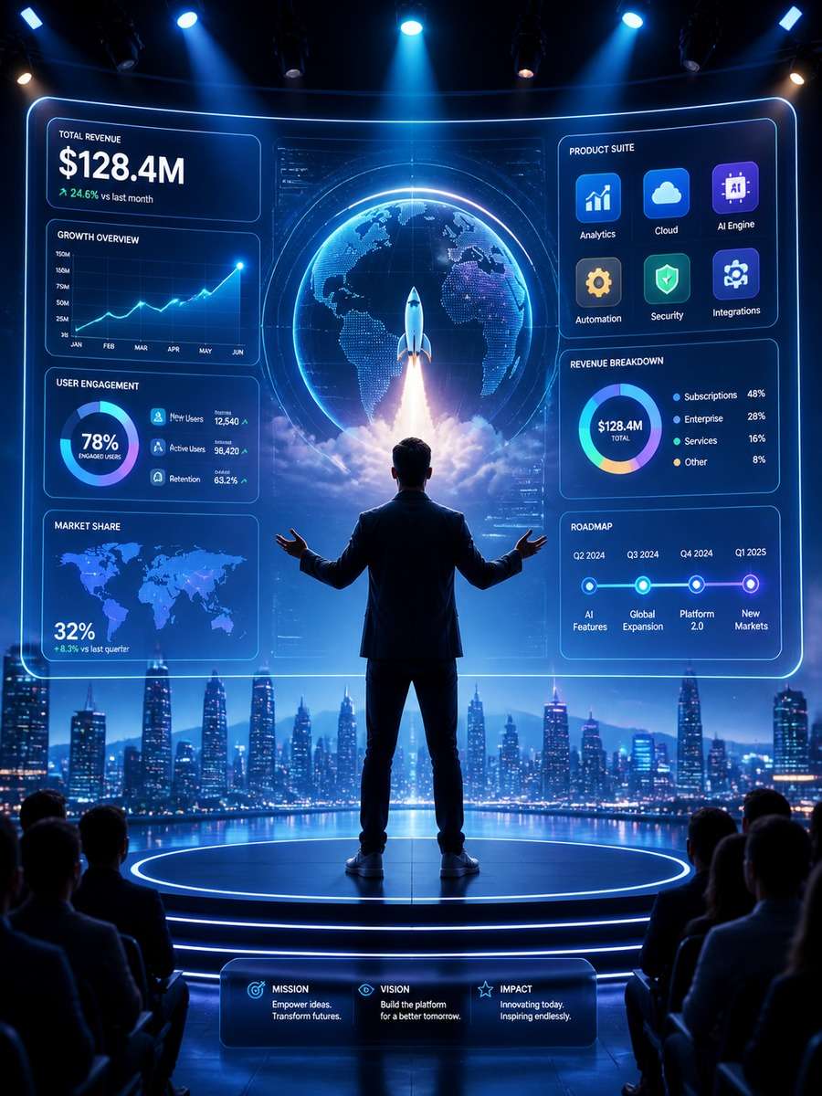 Tech Startup Presentation Look photo