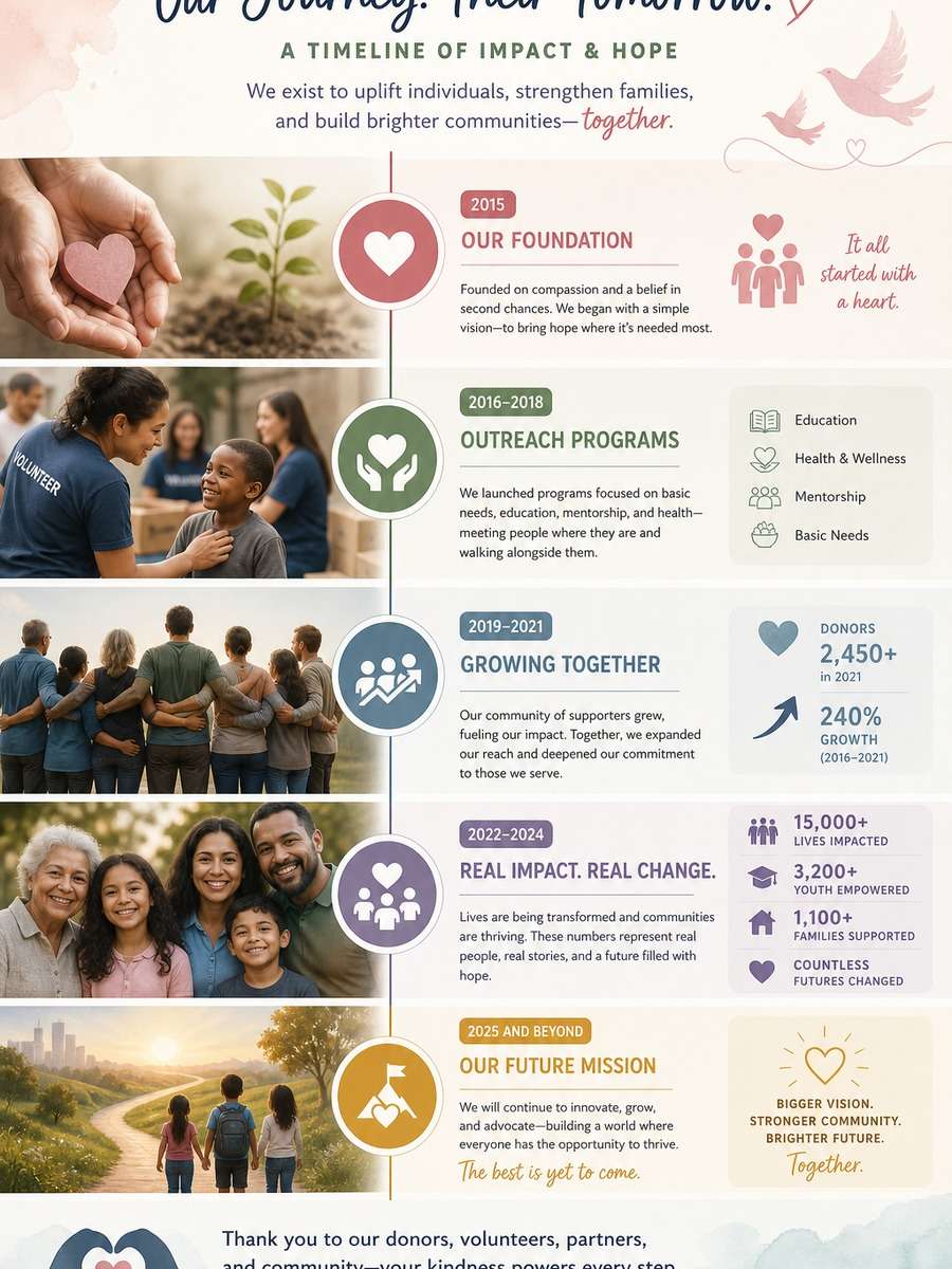 Nonprofit Impact Timeline photo