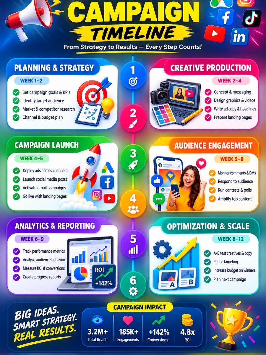 Marketing Campaign Timeline photo