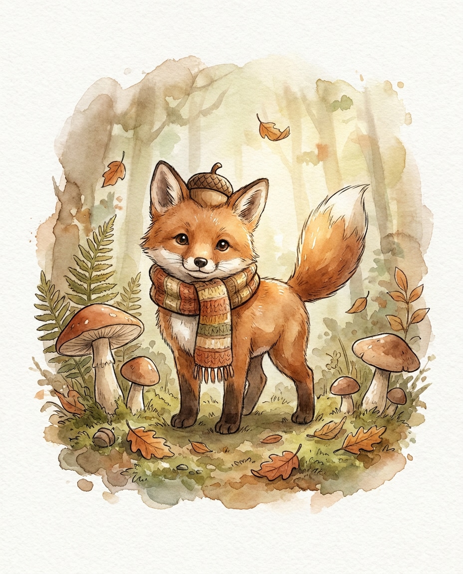 cottagecore fox scout photo