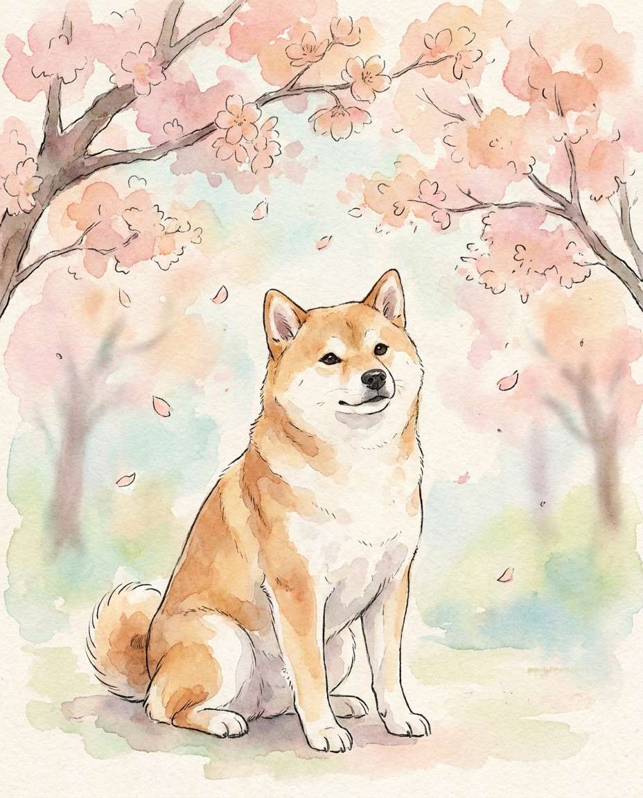 shiba sakura breeze photo